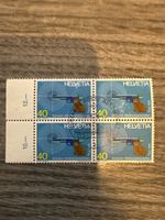 Briefmarken Helvetia 40 Schützen-WM 1974, 4er Block