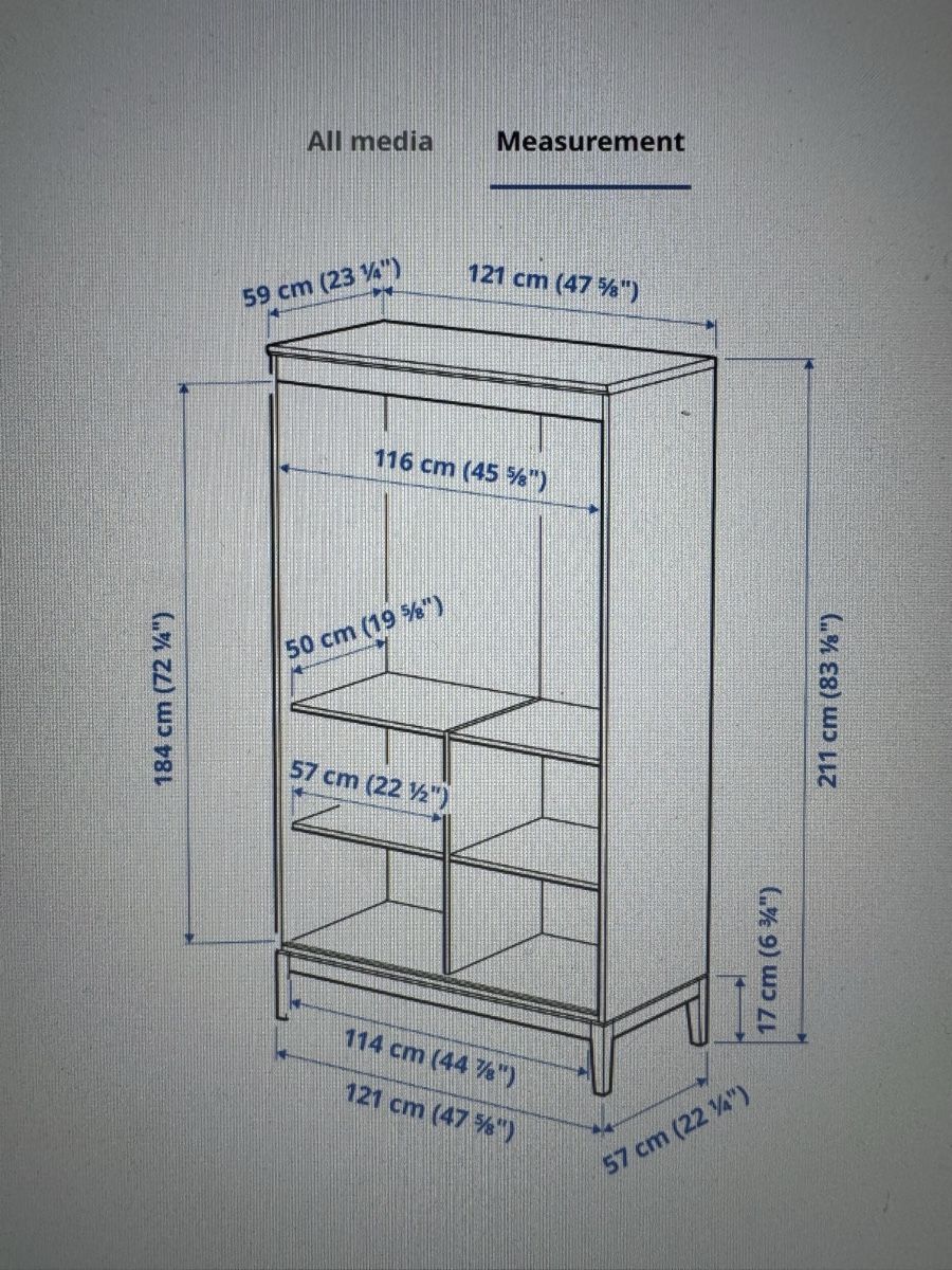 Ikea Guardaroba: Wardrobe white 4 doors 184x121x59 cm good condition – Usato da Basel venduto da inn_cb26 3
