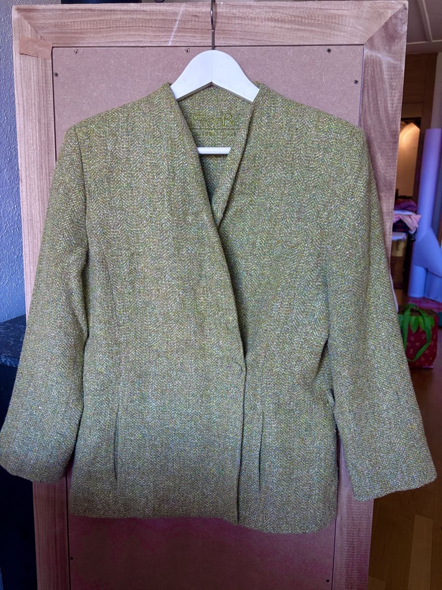 Giacche: Blazer vert soie mélangée S/M – Usato da St-Saphorin-Lavaux venduto da selb94