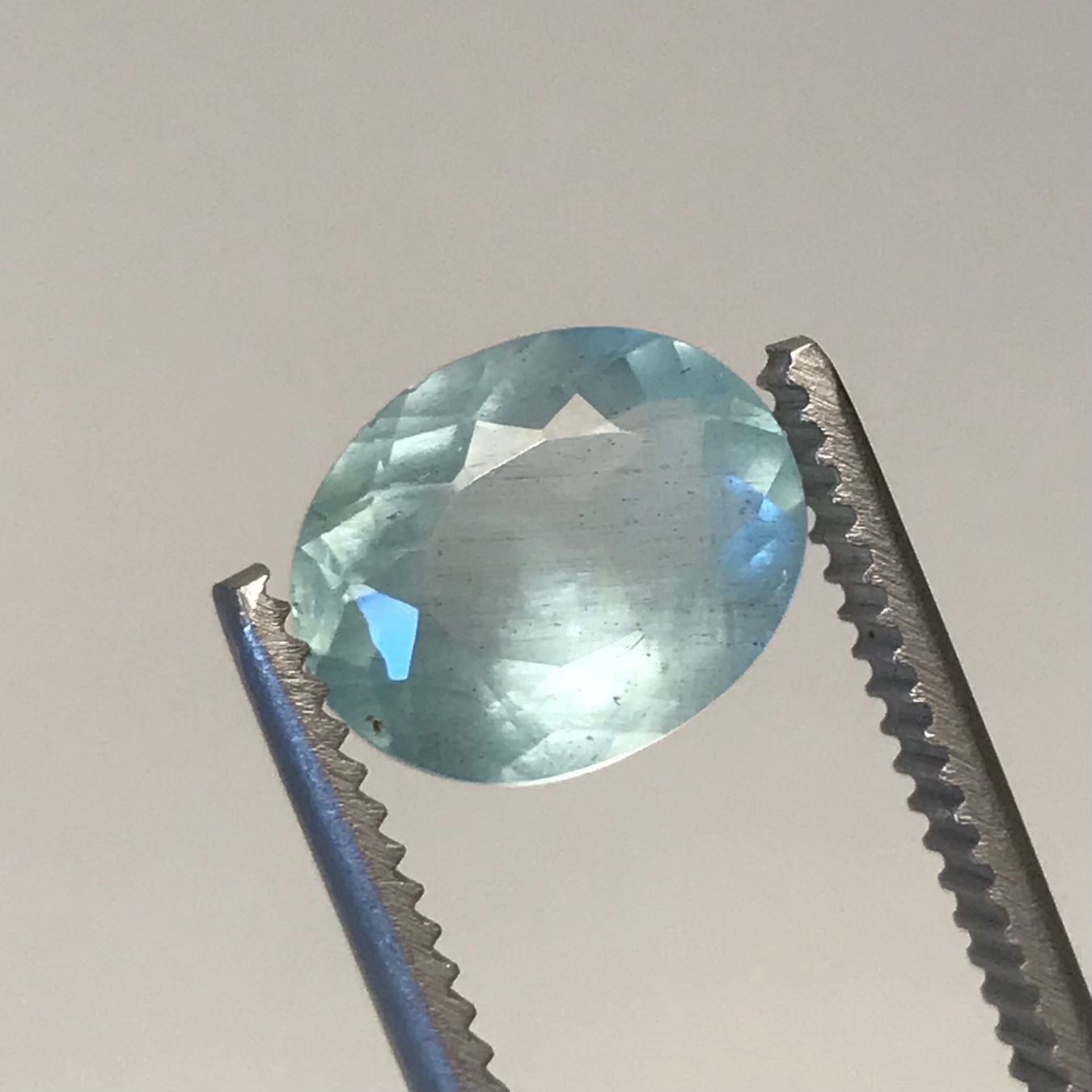 Pietre preziose: Aquamarin Edelstein, 3.2 Karat, milchig hellblau – Nuovo (secondo la descrizione) da Biel venduto da djvalbnc 4