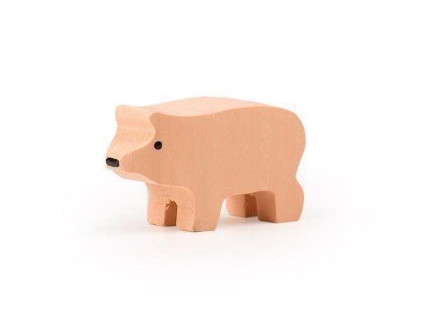 Trauffer Giocattoli: Holztier, Schwein, 4,0cm, Trauffer, neu – Nuovo e nell'imballaggio originale da Turbenthal venduto da TopToys