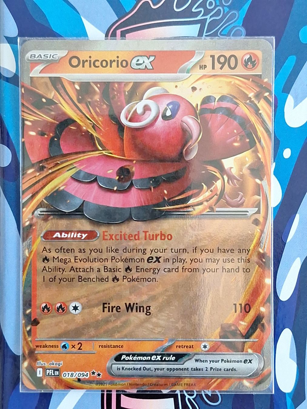 Pokémon Carte collezionabili: Oricorio ex - #14 – Usato da Altstätten SG venduto da GGsGameshop