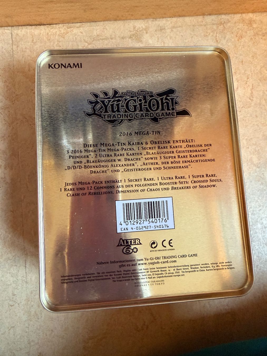 Altro materiale scolastico: Yu-Gi-Oh! Mega-Tin 2016 Kaiba – Usato da Zürich venduto da fresh0001 2