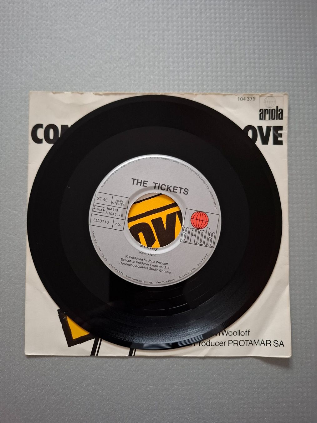 Dischi in vinile: Tickets - Coming In From My Love – Usato da Arbon venduto da pendulum 2