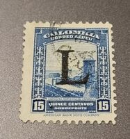 Kolumbien 1950 Lansa flugpost alte briefmarke