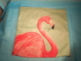 Kissenbezug Flamingo, 42 x 45cm