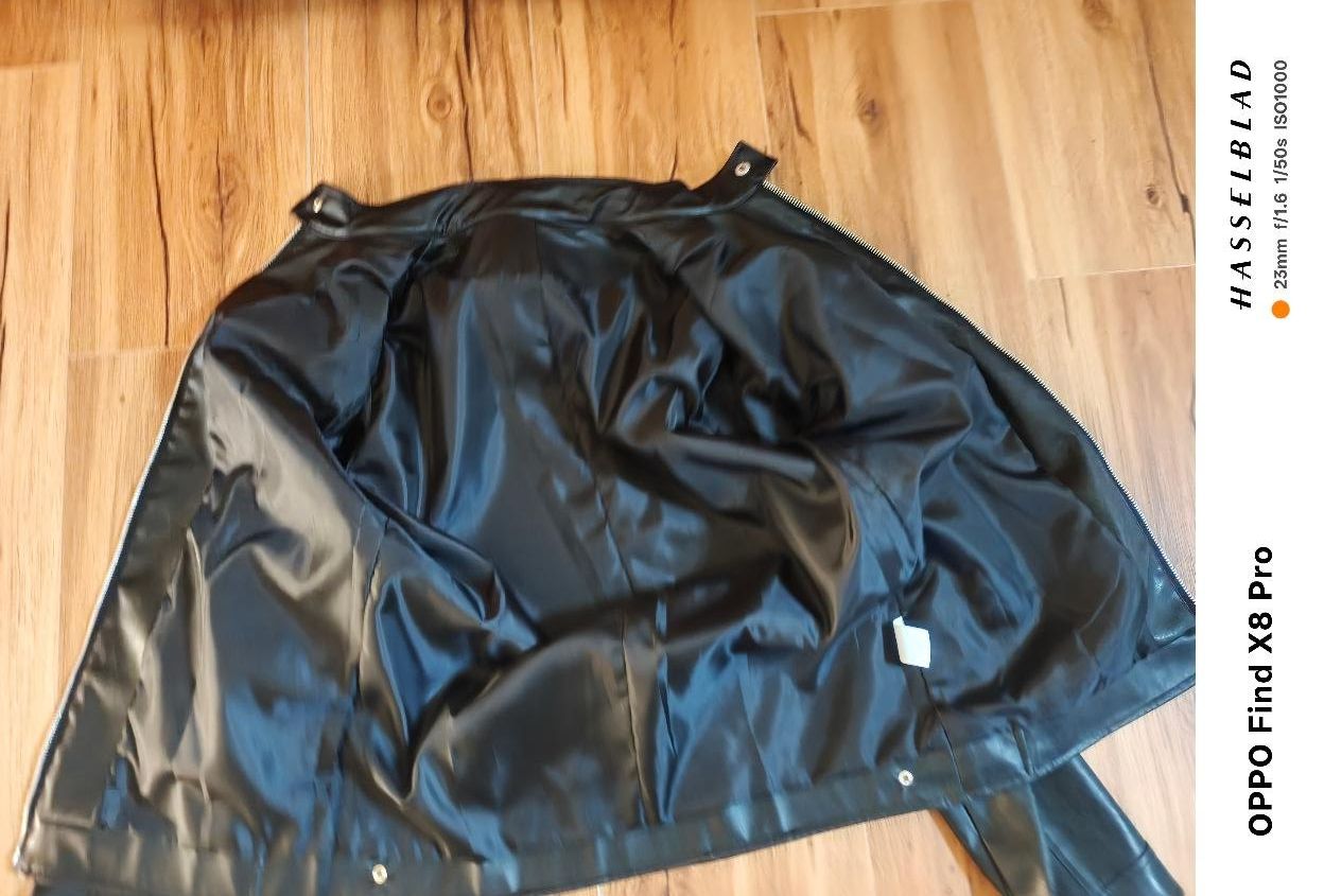 Jacken: schwarze Kunstlederjacke – Gebraucht aus Seuzach von Markleeroy 4