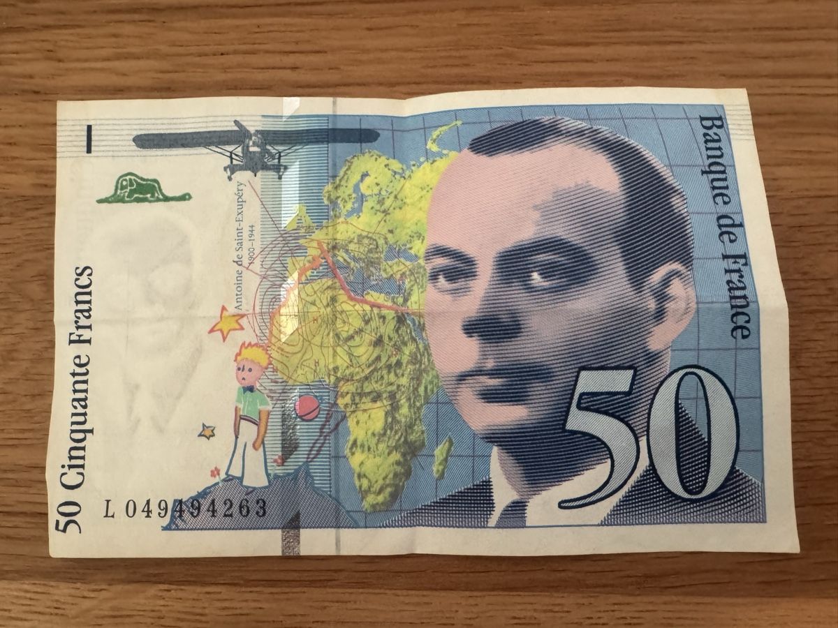 Banknoten: Frankreich 50 Francs  – Gebraucht aus Muhen von Kusi_