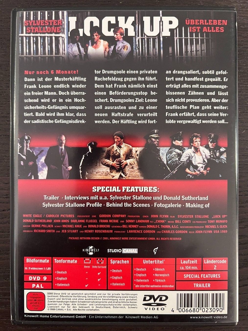 Tutti i DVDs: Lock Up - Überleben ist alles – Usato da Zürich venduto da FilmFreunde 1