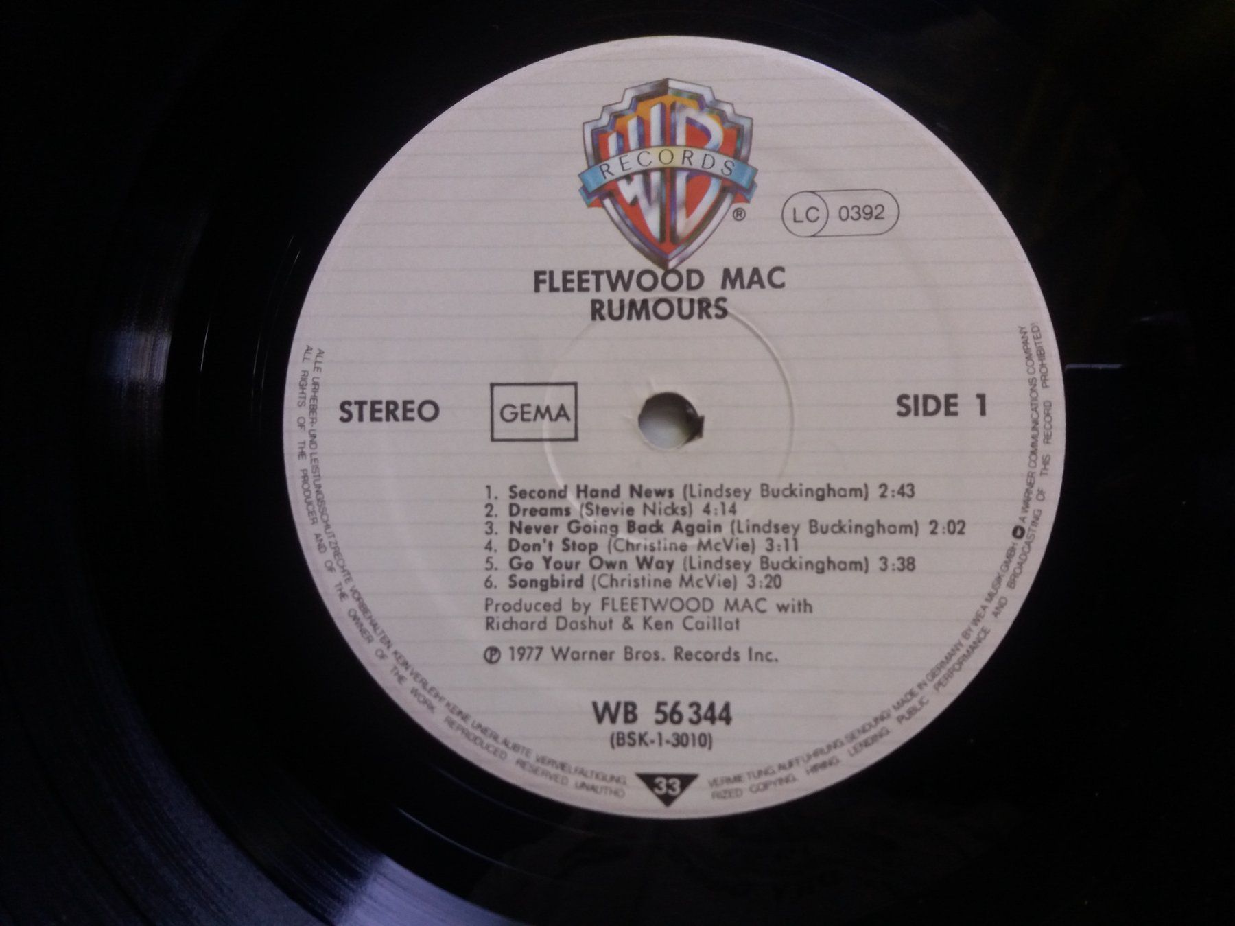Vinyles: LP (Fleetwood Mac) Rumours – D'occasion à Meyrin par toutatis 3