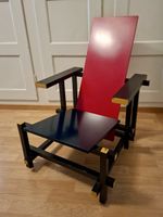 Rot-blau Stuhl von Rietveld