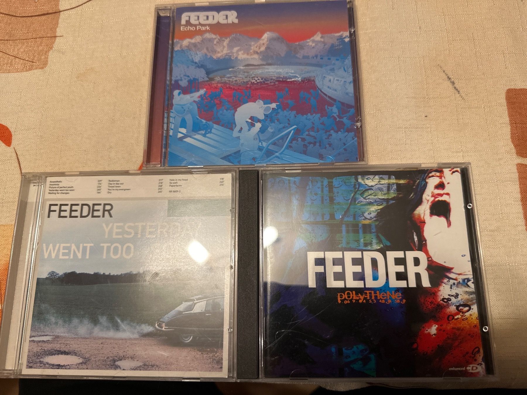 CD: 3 Feeder CDs - Echo Park,Yesterday went too soon & Polythene – Usato da Schaffhausen venduto da D-MAC