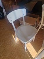 6 Stück Weisse Horgen Glarus Essstühle Beizstühle Idolf IKEA
