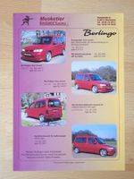 Citroen Berlingo Musketier Tuning - Seltener Prospekt -P1696