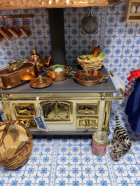 Puppenhäuser & -möbel: Nostalgische Küche mit vielen Miniaturen – Neu (gemäss Beschreibung) aus Winterthur von Naturewoman 4