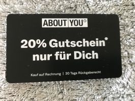 ABOUT YOU Gutschein 20% ab CHF 75.00, bis 13.09.2026