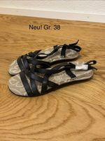 NEUE Riemen Sandalen schwarz Gr. 38
