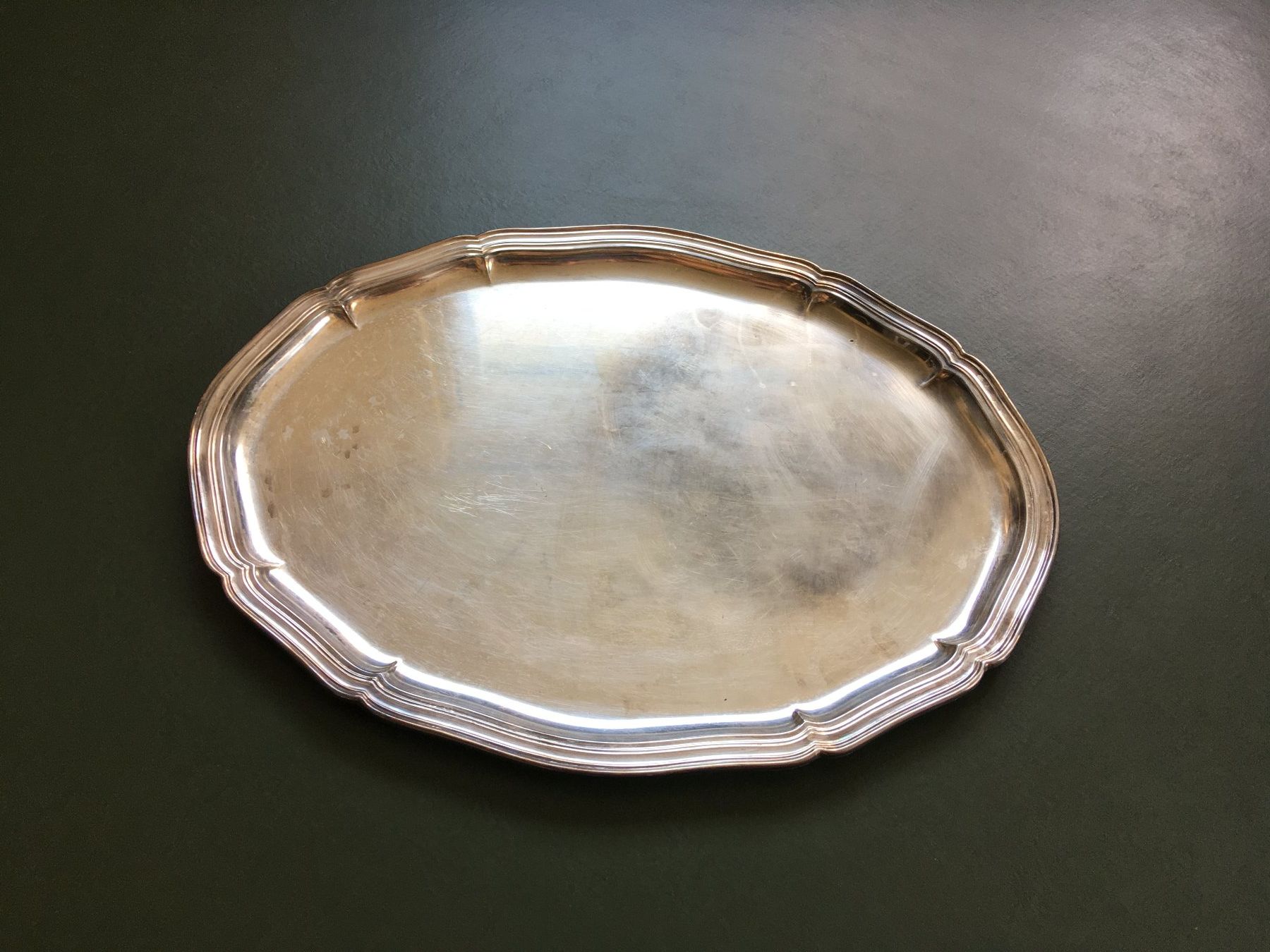 Sigg Geschirrsets: Sigg-Teetassen Silber und Silbertablett – Gebraucht aus Zürich von Michael-0 6