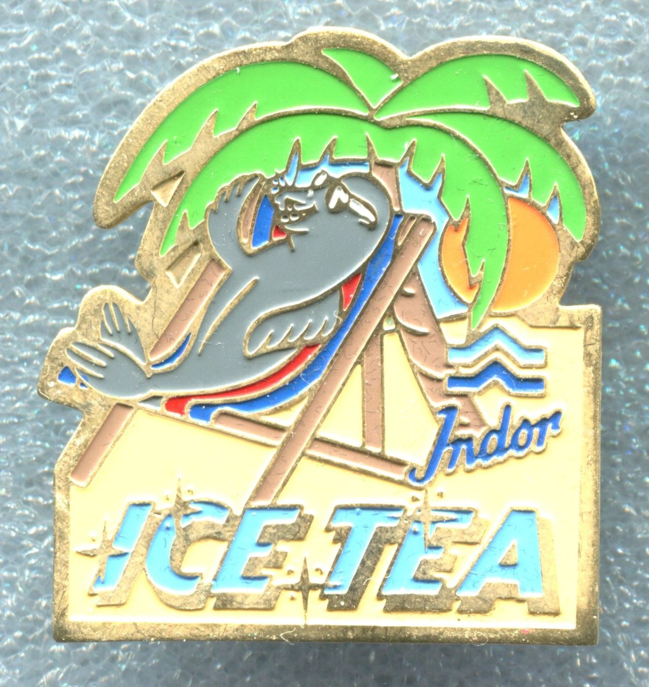 Plaketten & Abzeichen: ICE TEA  Indor – Gebraucht aus Winterthur von Sammleroase