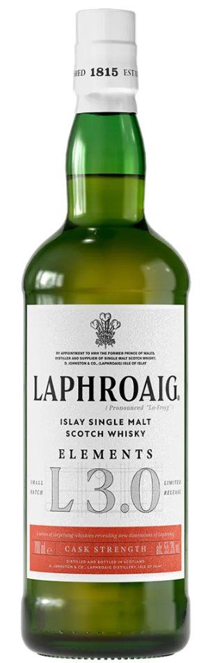 Laphroaig Bevande alcoliche: Laphroaig Elements 3.0 Islay Single Malt Scotch Whisky – Nuovo e nell'imballaggio originale da Zürich venduto da Incap 2