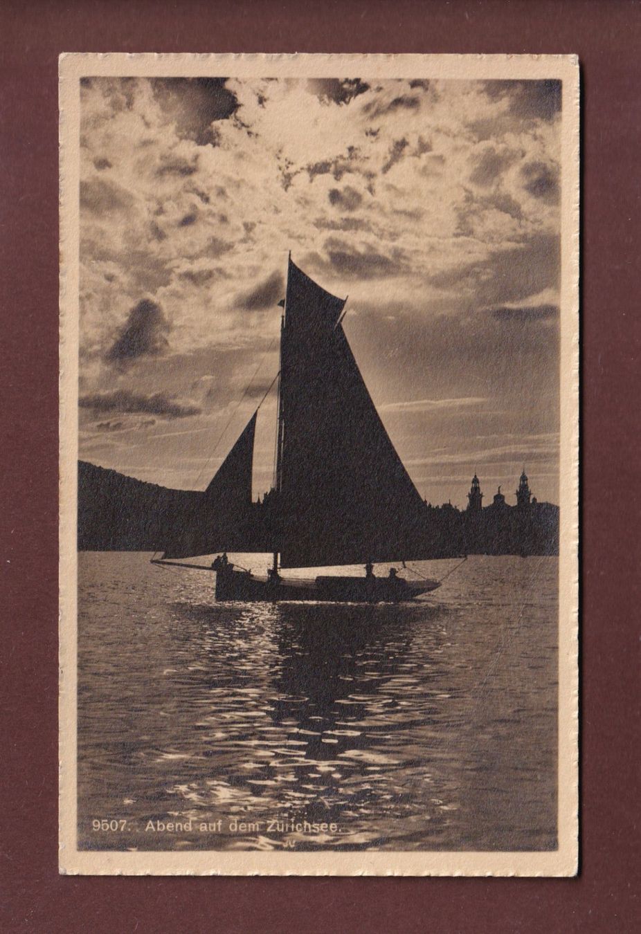 Cartes postales: ZÜRICHSEE - Segelschiff - 1910 – D'occasion à Pully par nicecards