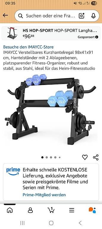Accessori: Kurzhantelständer Homegym  – Usato da Egerkingen venduto da gob_d5k9 1