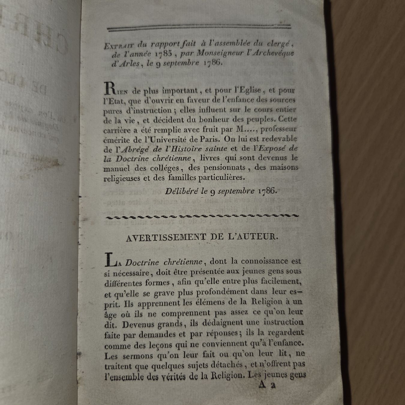 Libri: Antikes Buch, "Doctrine Chrestienne", Besancon 1825 – Usato da Kriens venduto da gra_fhn7 3