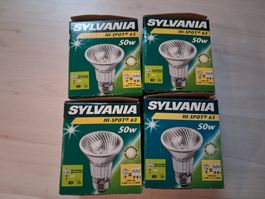 4 X HI SPOT 63  50 WATT FLOOD E 27