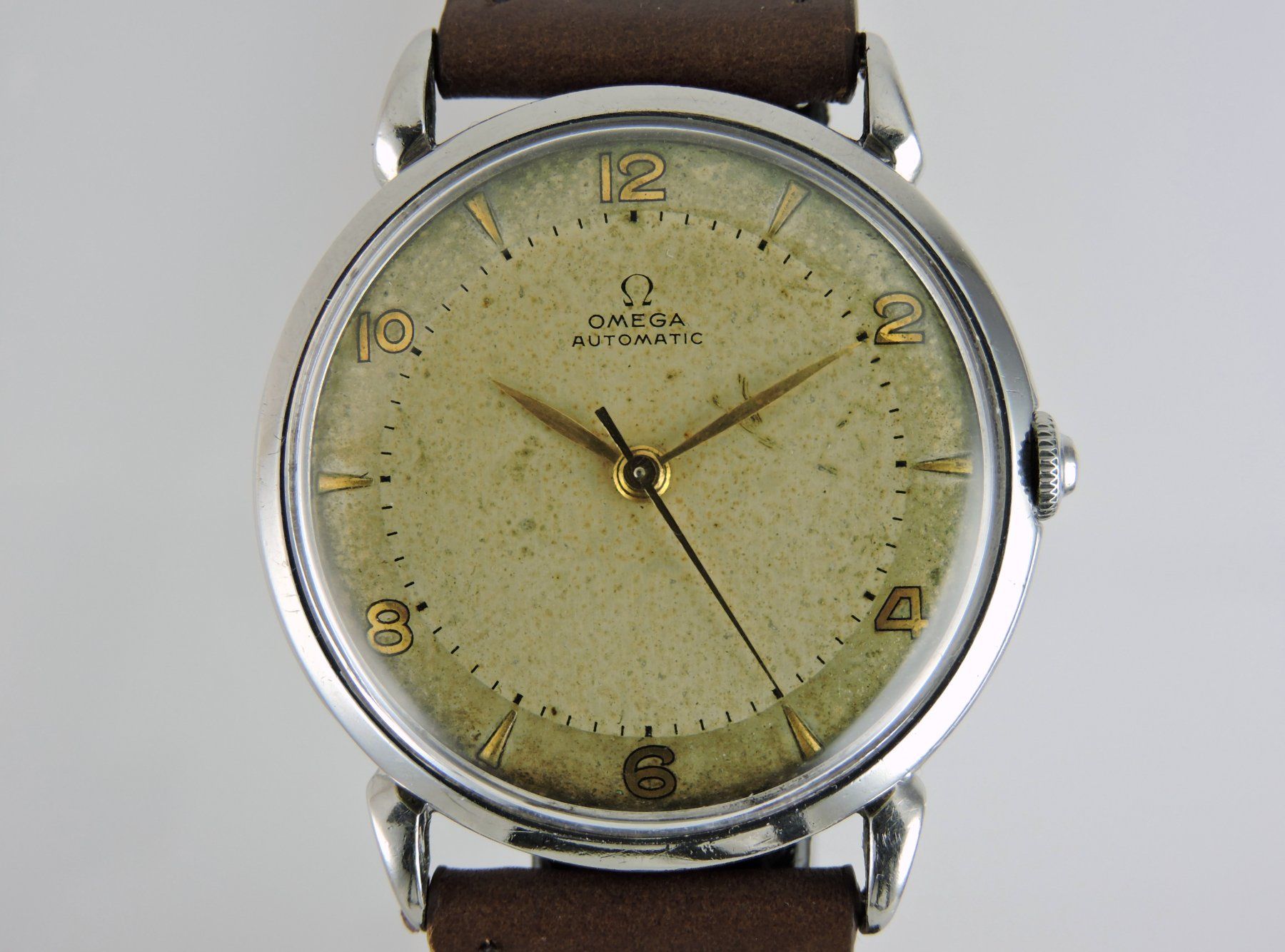 Omega Orologi: 1946 Omega Automatic 2445-1 - Serviced Bumper Movement – Usato da Bern venduto da Vintage-Oyster 3