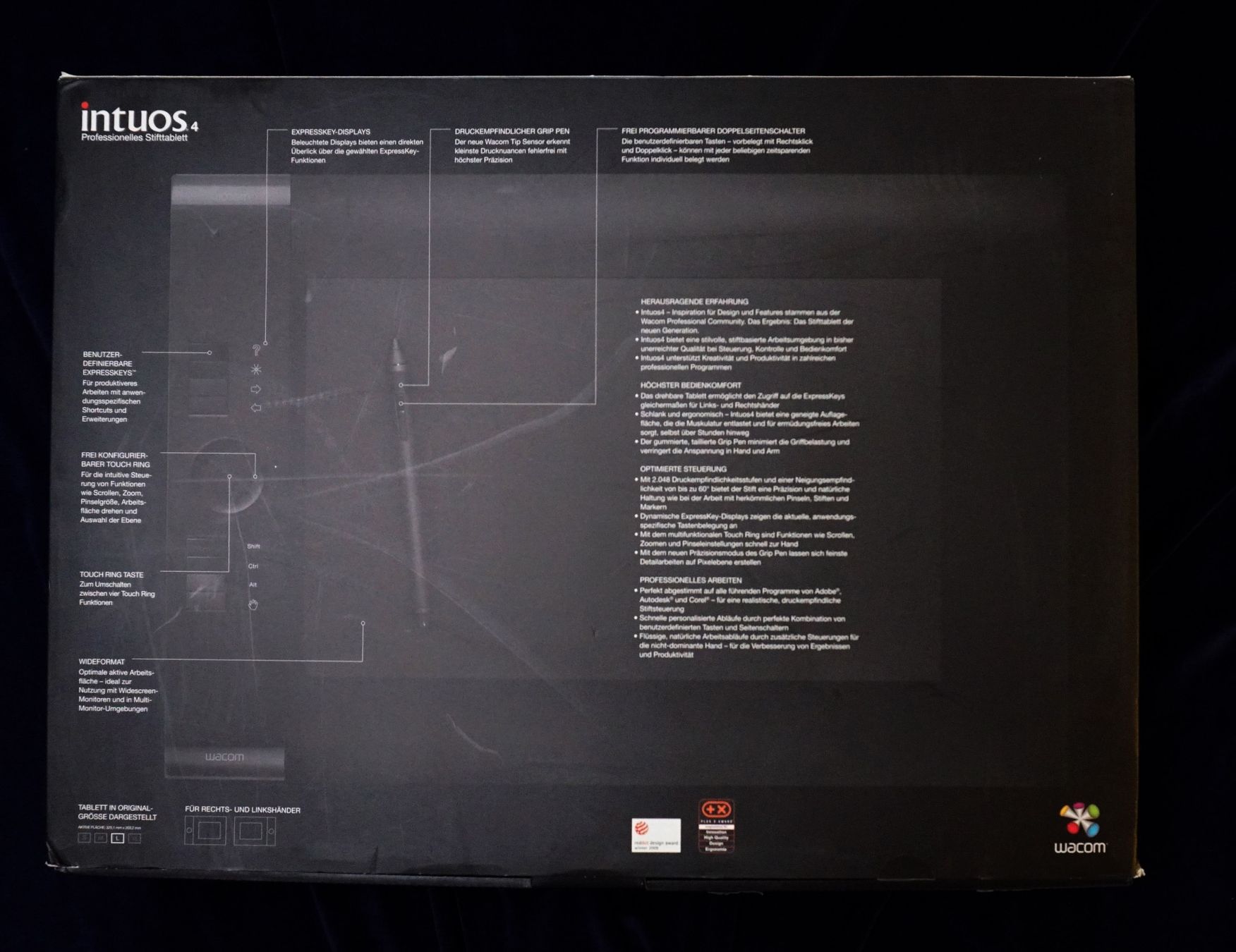 Wacom Tablet PC: WACOM- Intuos 4, L (Larg) – Nuovo (secondo la descrizione) da St. Gallen venduto da Acer0110 6