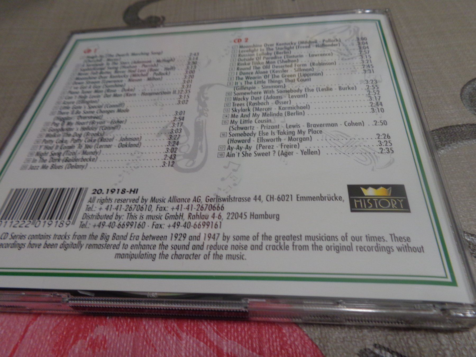 CDs: Bunny Berigan - Sophisticated Swing CD – Gebraucht aus Olten von Disc-Ausverkauf 1