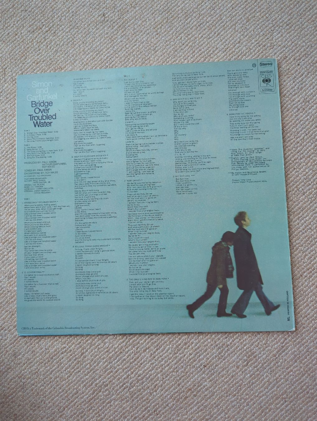 Dischi in vinile: Simon and Garfunkel Bridge Over Troubled Water Vinyl – Usato da Niederglatt ZH venduto da pasadena24 1