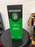 Springbank 15 Jahre Single Malt Whisky