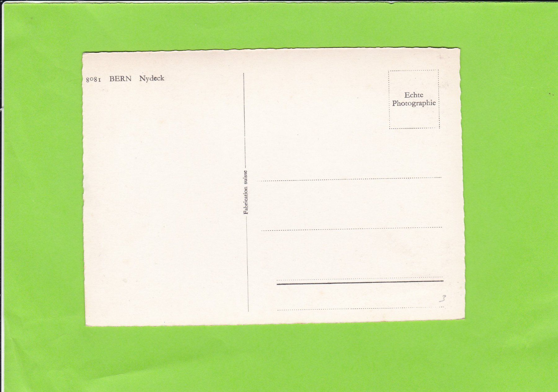 Cartes postales: Bern-Nydeck – D'occasion à St. Peterzell par neckertal 1