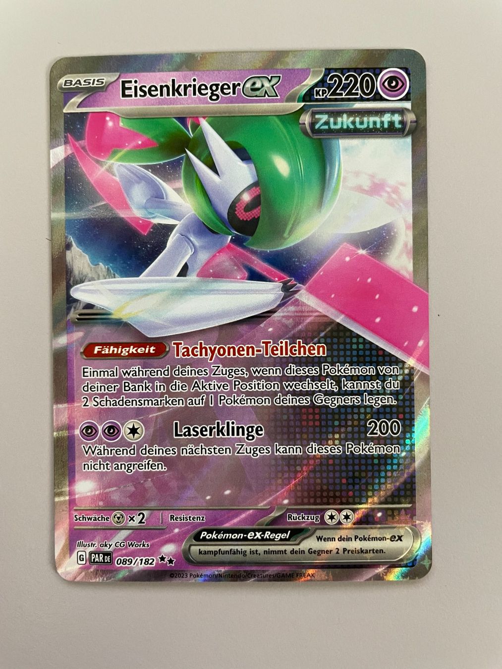 Pokémon Carte collezionabili: Pokemon Eisenkrieger eX (Versand gratis) – Nuovo (secondo la descrizione) da Chur venduto da Angerson
