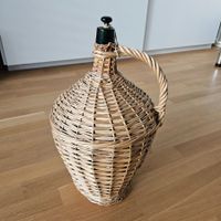 Alte schöne Korbflasche 10 Liter für Spirituosen
