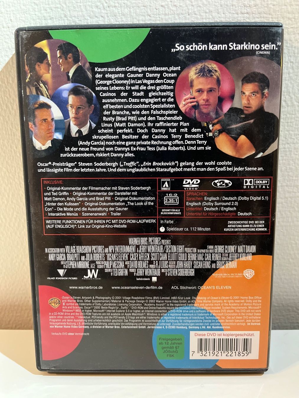 Tutti i DVDs: DVD Spielfilm "Ocean's Eleven" – Usato da Adliswil venduto da Ritchey 1