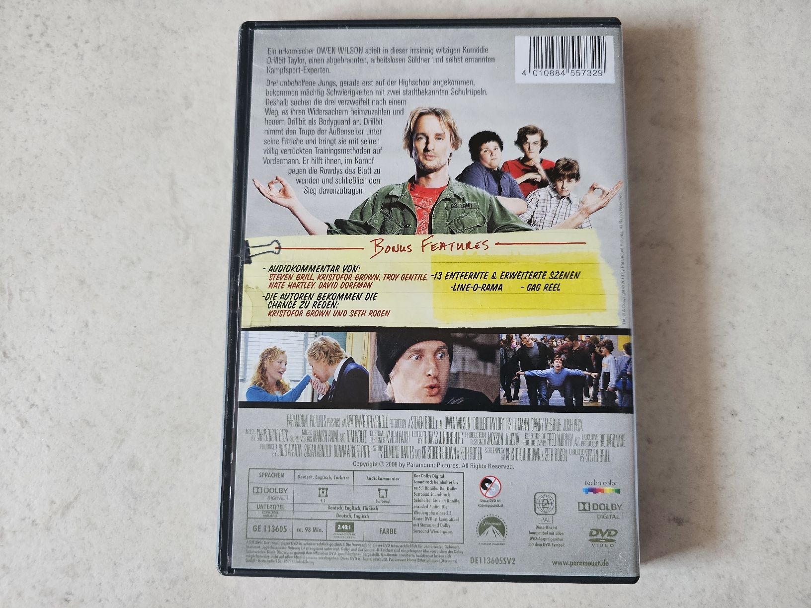 Tutti i DVDs: Drillbit Taylor  -  Ein Mann für alle Unfälle – Usato da Schneisingen venduto da backstore24 1