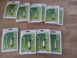Grundig LED Taschenlampe Schlüsselanhänger, 10 Stück