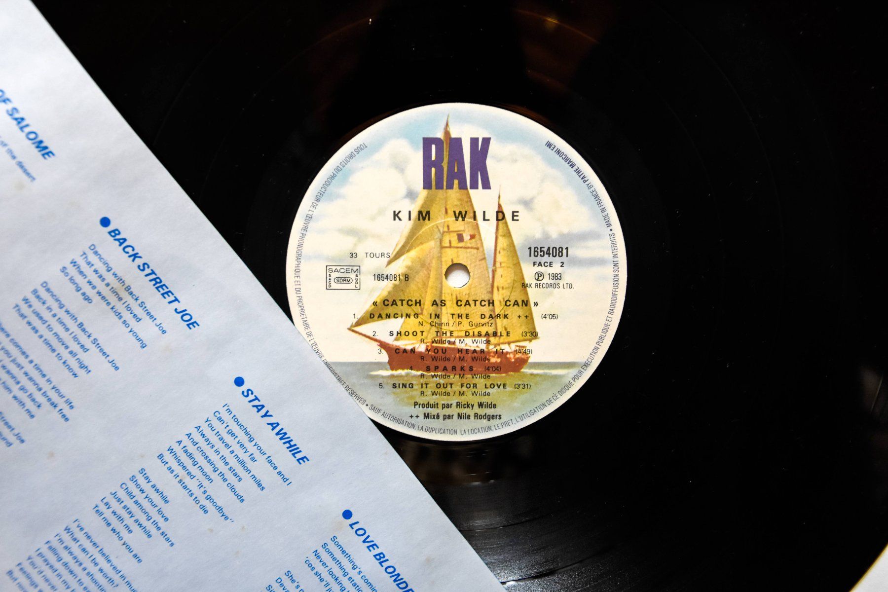 Dischi in vinile: Kim Wilde - Catch as Catch Can – Usato da Belmont-sur-Yverdon venduto da ag97 3