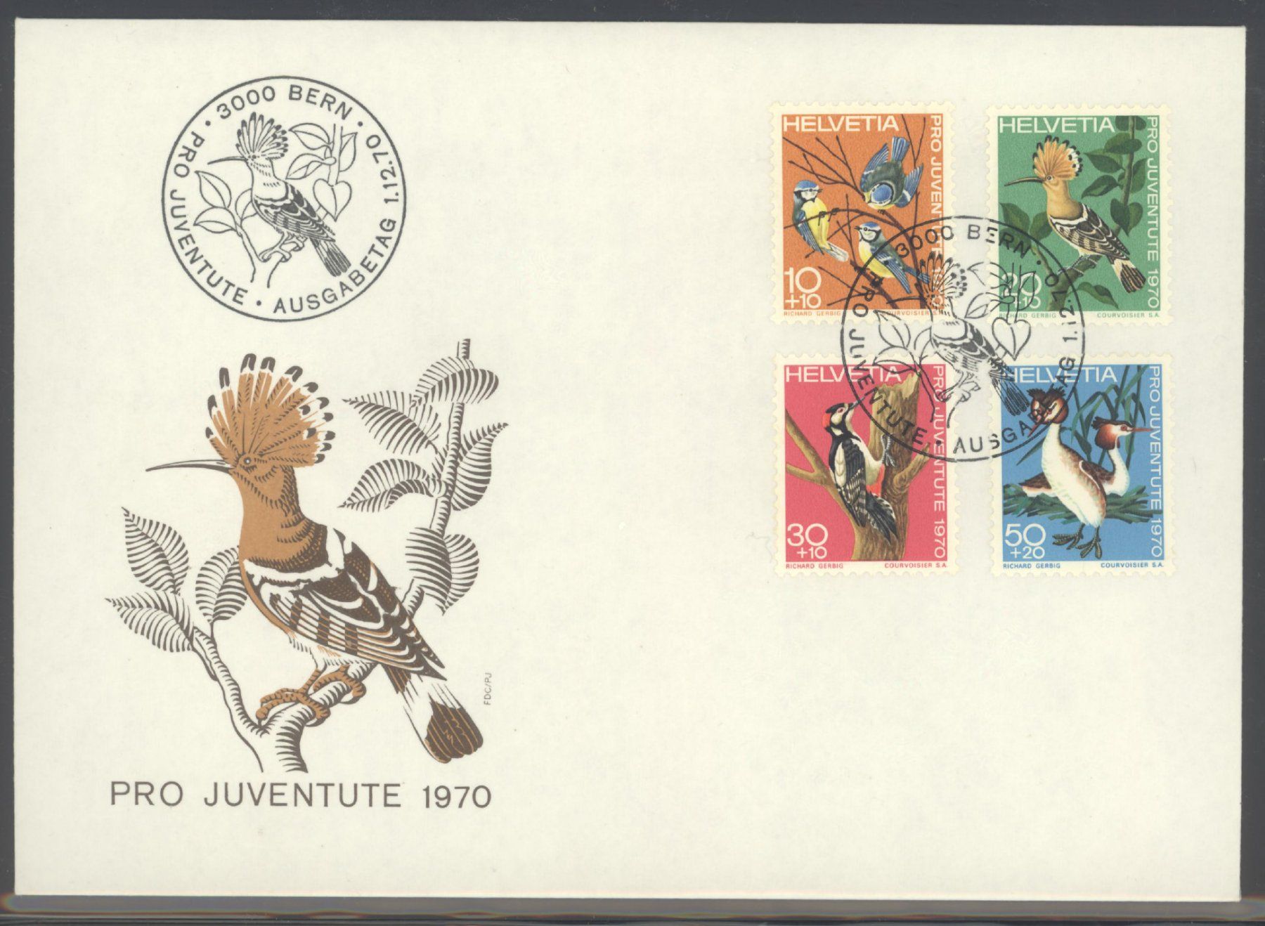 Tutti i francobolli: 1970, FDC, Pro Juventute – Usato da Willisau venduto da Vollstempel