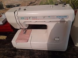 NOVAMATIC NM-2000 Nähmaschine Weiss guter Zustand