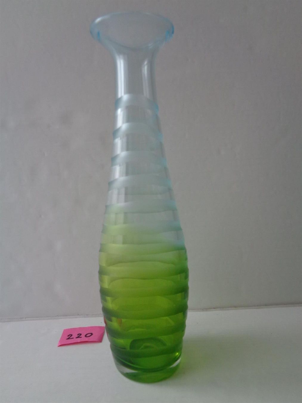 Vasi & Recipienti: Schwere geschliffene Glasvase - Vintage – Usato da Chur venduto da omonia