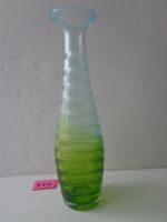 Schwere geschliffene Glasvase - Vintage