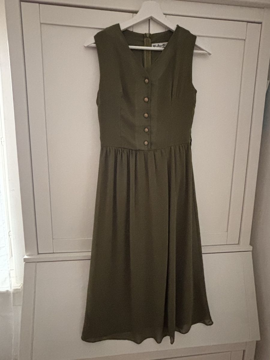 Vestiti: Sommerkleid oliv – Nuovo (secondo la descrizione) da Thun venduto da Schantschan
