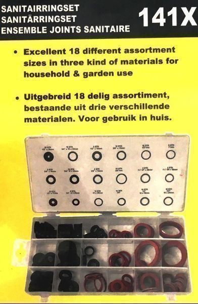 Sanitari: 141 teil. Dichtungs-Sorti. Sanitär usw. – Nuovo e nell'imballaggio originale da St. Gallen venduto da schnaeppchen-preise 3