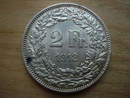 (B) 2 Franken 1912 UNZ-