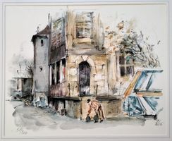 Hans-Ruedi Wüthrich Lithographie nummeriert und signiert