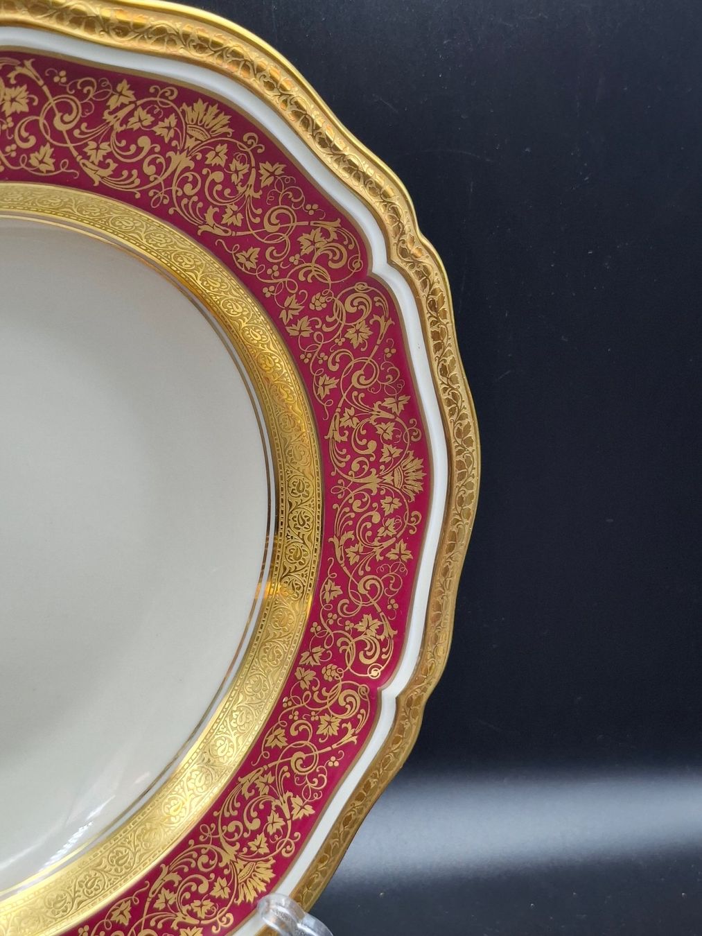 Rosenthal Piatti: 8 Teller Rosenthal Chippendale Set Barock-Glamour-Stil 1930 – Usato da Zürich venduto da bruzolda 4
