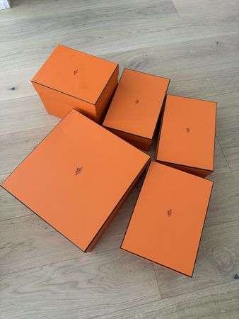 5 Boxen Hermes Original Karton